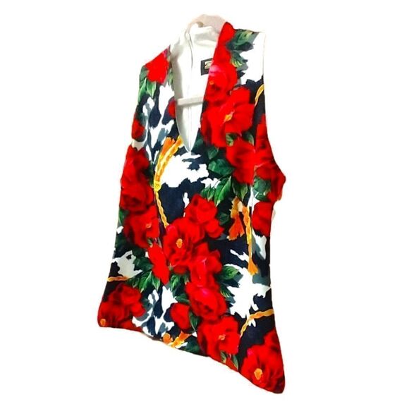 ALEXIA ADMOR Bright Floral Sleeveless Tank Top - Picture 5 of 13